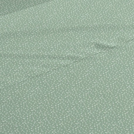 Set di lenzuola cotone Amalia verde militare