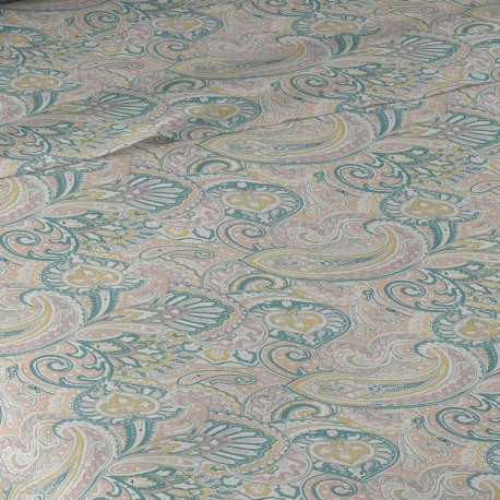 Set di lenzuola cotone Cachemir verde