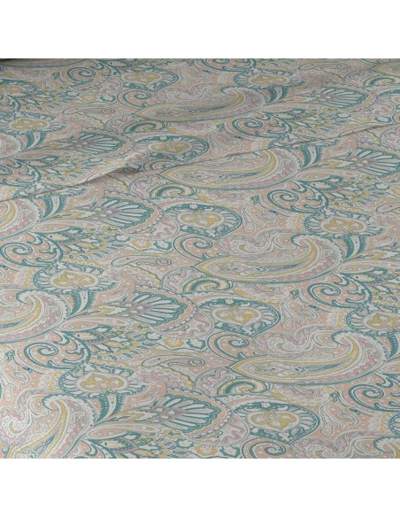 Set di lenzuola cotone Cachemir verde Set di lenzuola cotone Cachemir verde