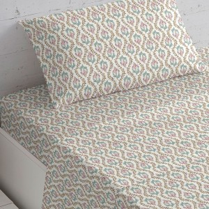 Set di lenzuola cotone Fabiola marsala