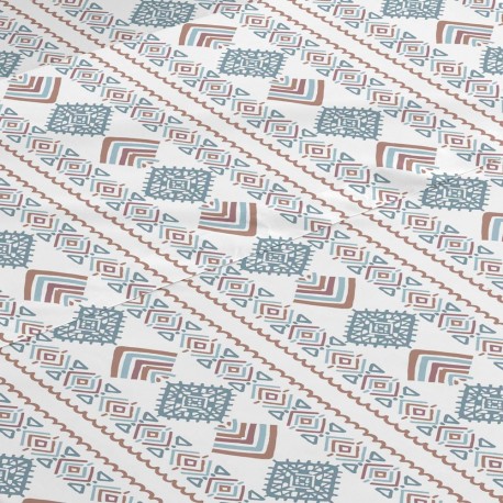 Set di lenzuola cotone Iker indaco