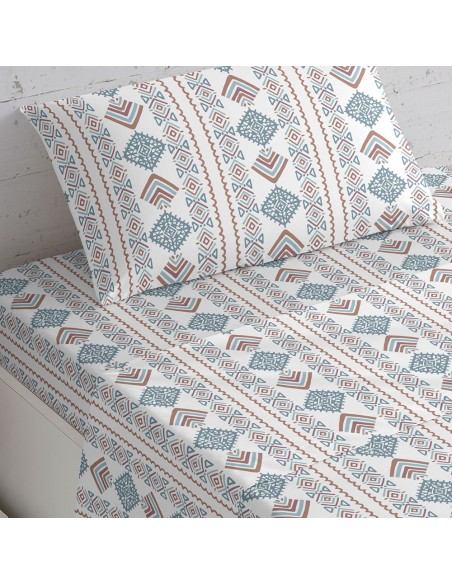 Set di lenzuola cotone Iker indaco