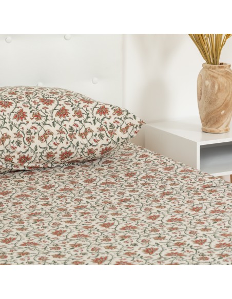 Set di lenzuola cotone Isabel rame Set di lenzuola cotone Isabel rame