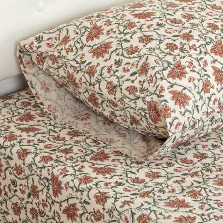 Set di lenzuola cotone Isabel rame