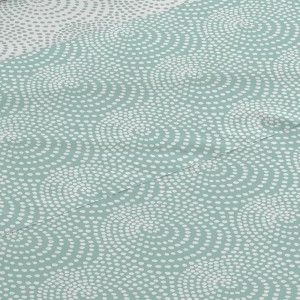 Set di lenzuola cotone Katy reversible verde tiffany 2