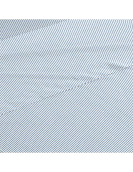 Set di lenzuola cotone Lista celeste lenzuola-cotone-100