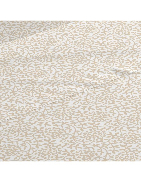 Set di lenzuola cotone Meritxell sabbia lenzuola-cotone-100