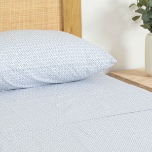 Set di lenzuola cotone Michelle indaco