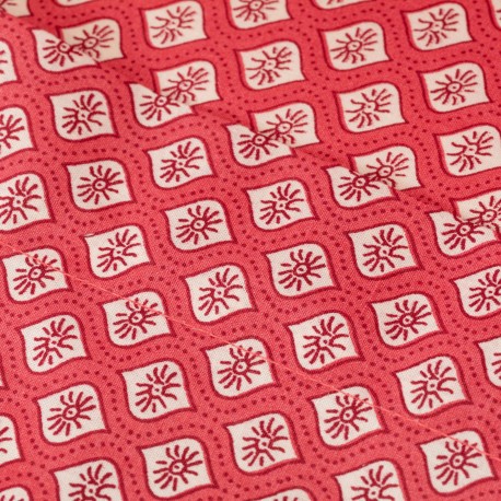 Set di lenzuola cotone Neville rosa fragola