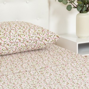 Set di lenzuola cotone Pia rosa