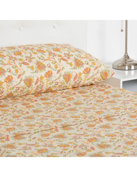 Set di lenzuola cotone Sentimiento rame Set di lenzuola cotone Sentimiento rame