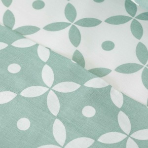 Set di lenzuola cotone Sinaloa reversibile verde tiffany 2