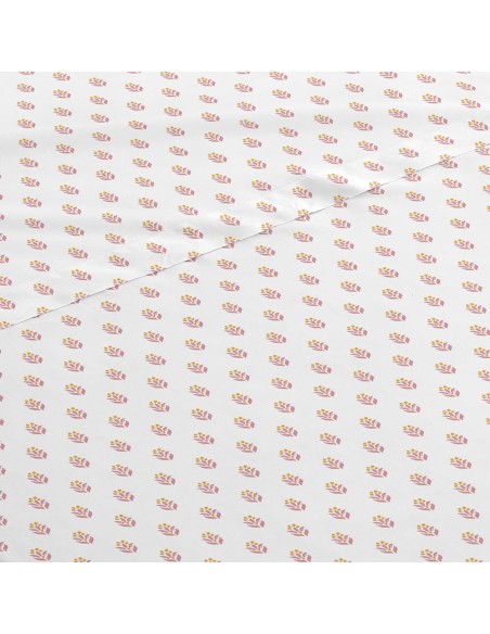 Set di lenzuola cotone Spring marsala letto-singolo