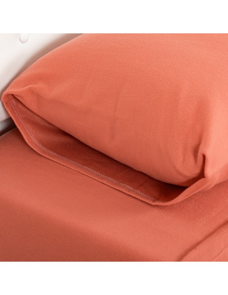 Set di lenzuola termiche marsala letto-singolo