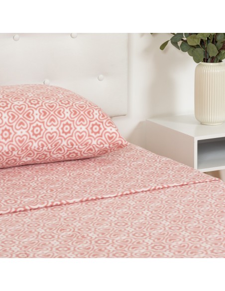 Set di lenzuola termiche Capri malva rosa letto-singolo