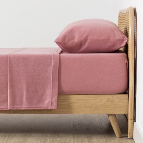 Set di lenzuola termiche malva rosa letto-singolo