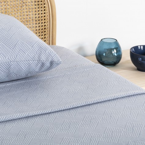 Set di lenzuola termiche Oscar indaco