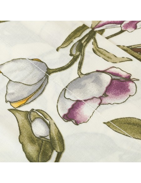 Set di lenzuola percalle Magnolio naturale lenzuola-percalle