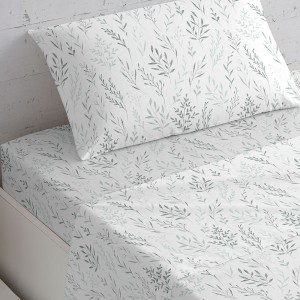 Set di lenzuola cotone Fatima verde tiffany
