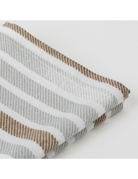 Set di 4 tovaglioli Raya Guti grigio Set di 4 tovaglioli Raya Guti grigio