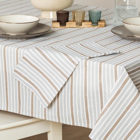 Set di 4 tovaglioli Raya Guti grigio