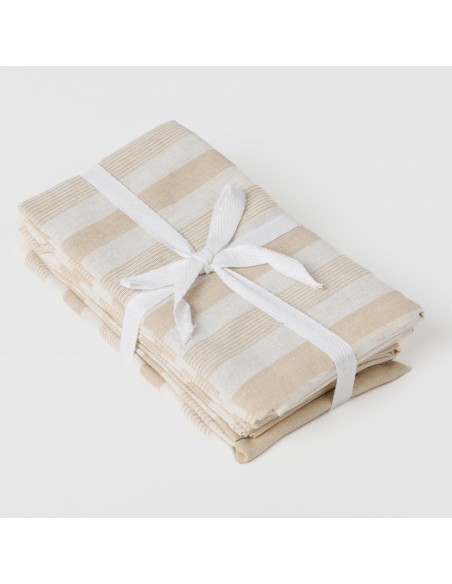 Set di 4 tovaglioli Raya Ally beige