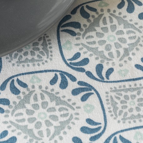 Tovaglia Valme indaco