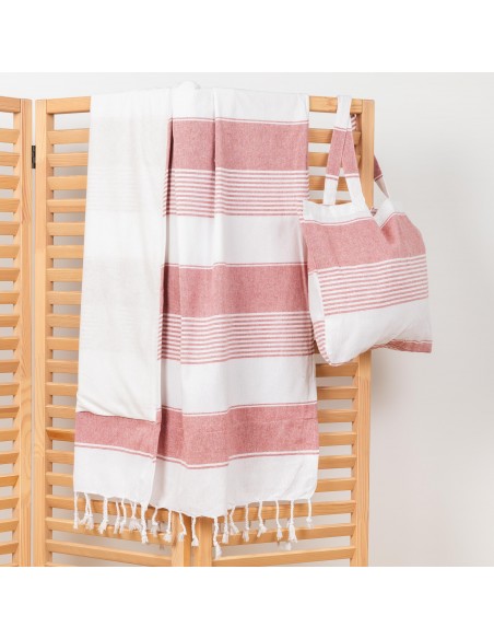 Pack Telo mare pareo + Borsa Raya cotone