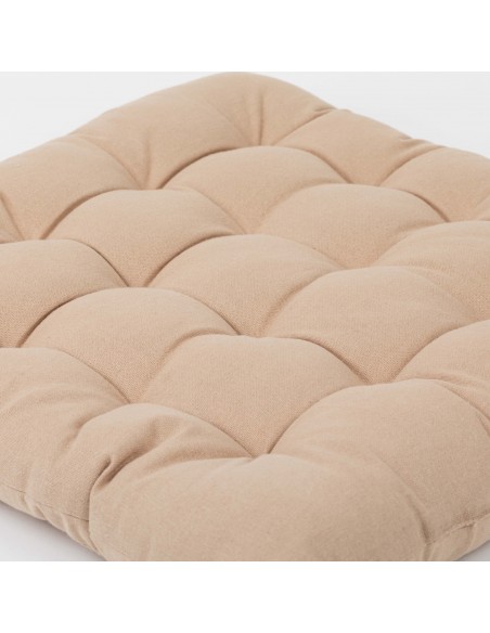 Cuscino per sedia in cotone tinta unita Cuscino per sedia in cotone tinta unita