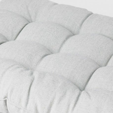 Cuscino per sedia in cotone tinta unita