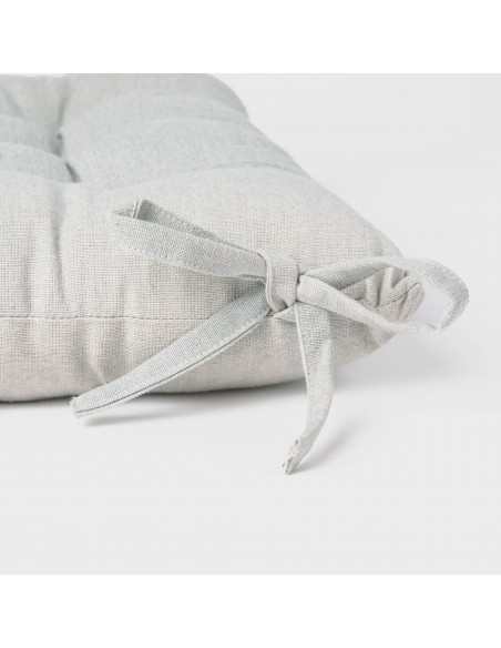 Cuscino per sedia in cotone tinta unita Cuscino per sedia in cotone tinta unita