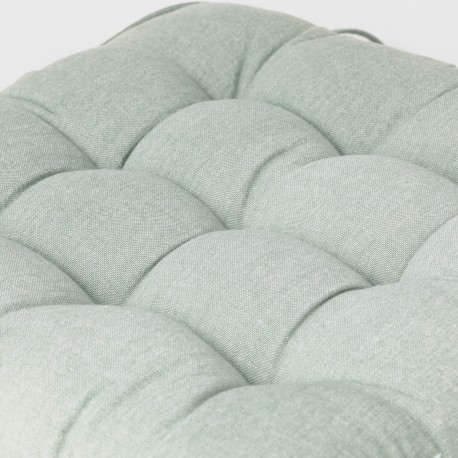 Cuscino per sedia in cotone tinta unita