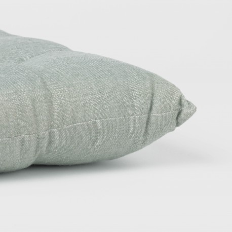 Cuscino per sedia in cotone tinta unita