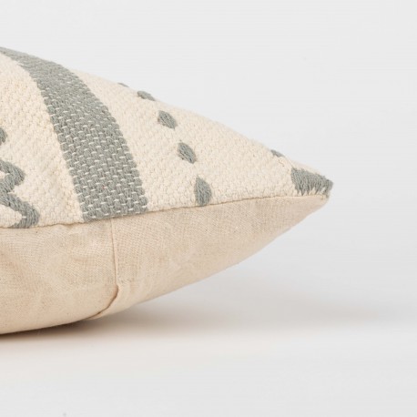 Cuscino quadrato cotone Leito 45x45 - federa + imbottitura