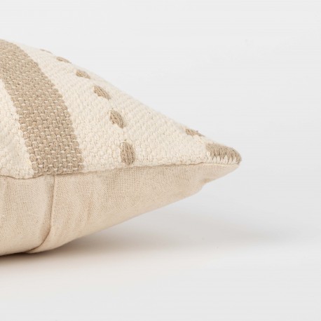 Cuscino quadrato cotone Leito 45x45 - federa + imbottitura