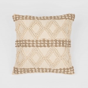 Cuscino quadrato cotone Basette 45x45 - federa + imbottitura