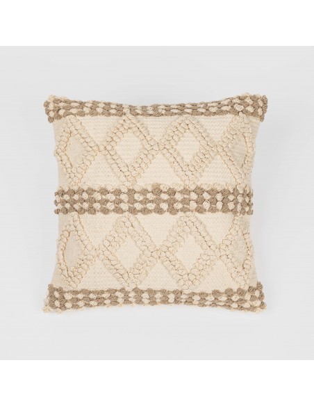 Cuscino quadrato cotone Basette 45x45 - federa + imbottitura Cuscino quadrato cotone Basette 45x45 - federa + imbottitura