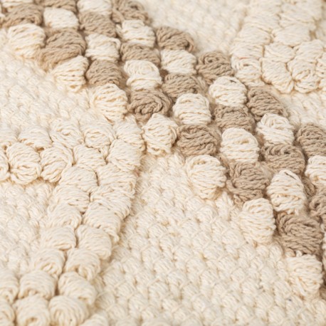 Cuscino quadrato cotone Basette 45x45 - federa + imbottitura