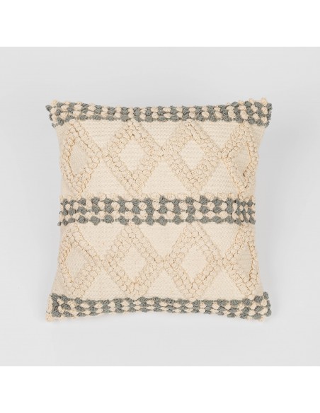 Cuscino quadrato cotone Basette 45x45 - federa + imbottitura Cuscino quadrato cotone Basette 45x45 - federa + imbottitura