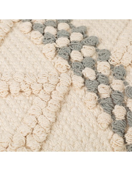 Cuscino quadrato cotone Basette 45x45 - federa + imbottitura Cuscino quadrato cotone Basette 45x45 - federa + imbottitura