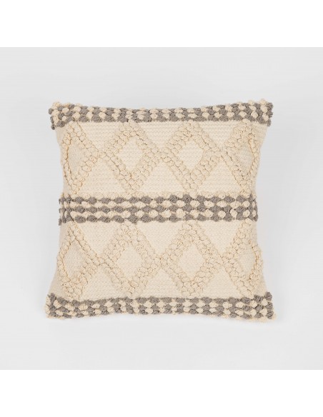 Cuscino quadrato cotone Basette 45x45 - federa + imbottitura Cuscino quadrato cotone Basette 45x45 - federa + imbottitura