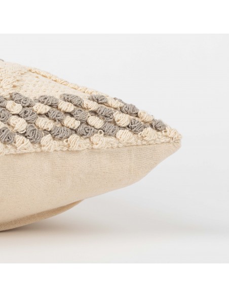 Cuscino quadrato cotone Basette 45x45 - federa + imbottitura Cuscino quadrato cotone Basette 45x45 - federa + imbottitura