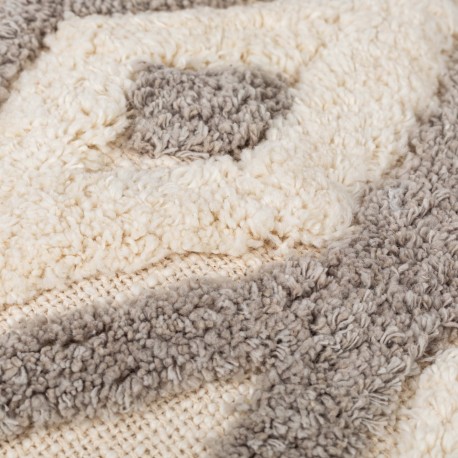 Cuscino quadrato cotone Valirio 45x45 - federa + imbottitura