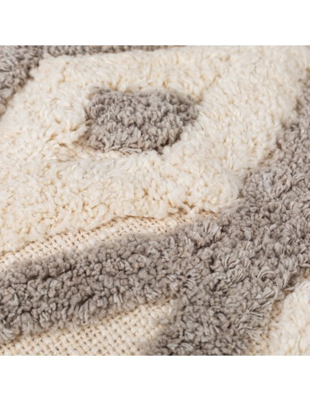 Cuscino quadrato cotone Valirio 45x45 - federa + imbottitura