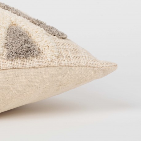 Cuscino quadrato cotone Valirio 45x45 - federa + imbottitura