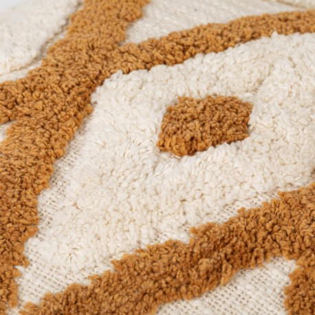 Cuscino quadrato cotone Valirio 45x45 - federa + imbottitura