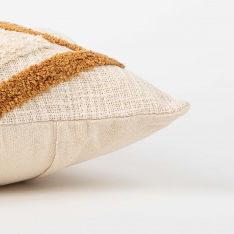 Cuscino quadrato cotone Valirio 45x45 - federa + imbottitura