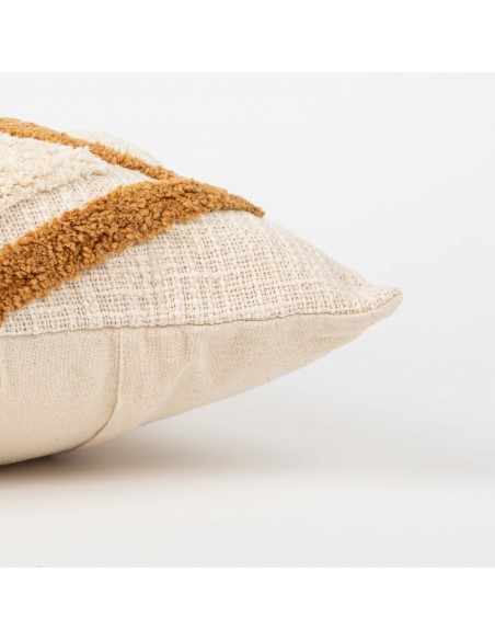 Cuscino quadrato cotone Valirio 45x45 - federa + imbottitura