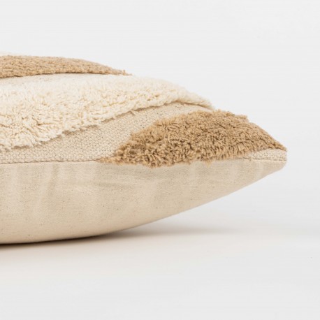 Cuscino quadrato cotone Tejada 45x45 - federa + imbottitura