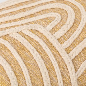 Cuscino quadrato cotone Dune 45x45 - federa + imbottitura 2